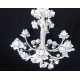 Lustre branco com 6 lampadas